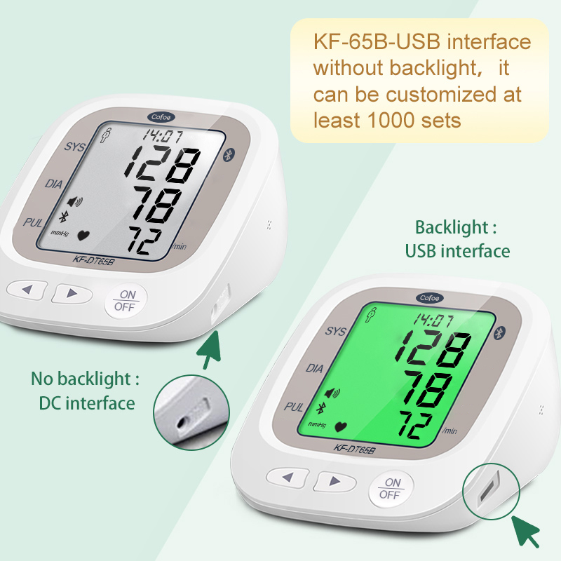 KF-DT65B COFOE Automático Monitor de pressão arterial digital (tipo de braço) com Bluetooth