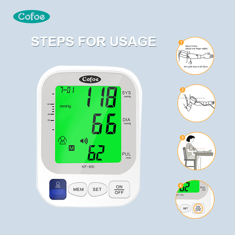 KF-65I COFOE Automático Monitor de pressão arterial digital (tipo de braço)